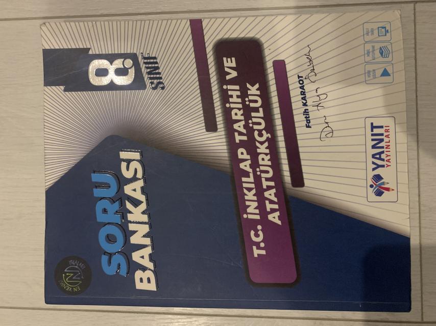 Soru Bankası 8. Sınıf - T.C. İnkilap Tarihi ve Atatürkçülük
